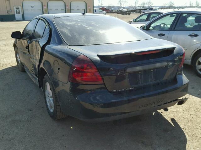 2G2WP552381105455 - 2008 PONTIAC GRAND PRIX BLACK photo 3