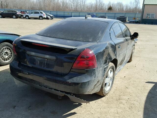 2G2WP552381105455 - 2008 PONTIAC GRAND PRIX BLACK photo 4
