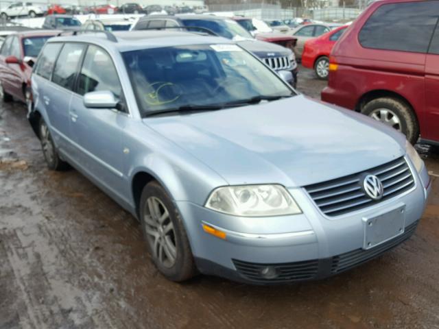 WVWYH63B02E192053 - 2002 VOLKSWAGEN PASSAT GLX BLUE photo 1