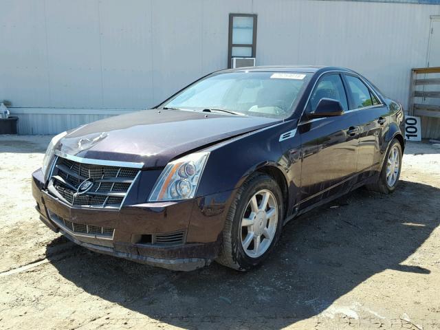 1G6DM577880117362 - 2008 CADILLAC CTS PURPLE photo 2