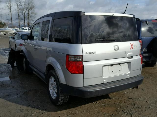 5J6YH18768L013052 - 2008 HONDA ELEMENT EX SILVER photo 3