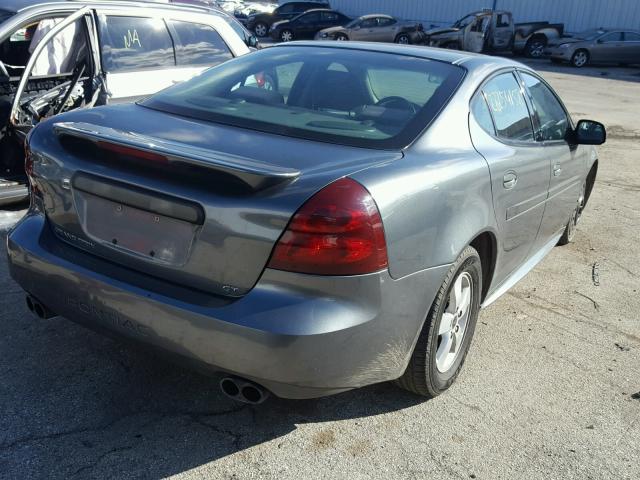 2G2WS522X51250460 - 2005 PONTIAC GRAND PRIX GRAY photo 4