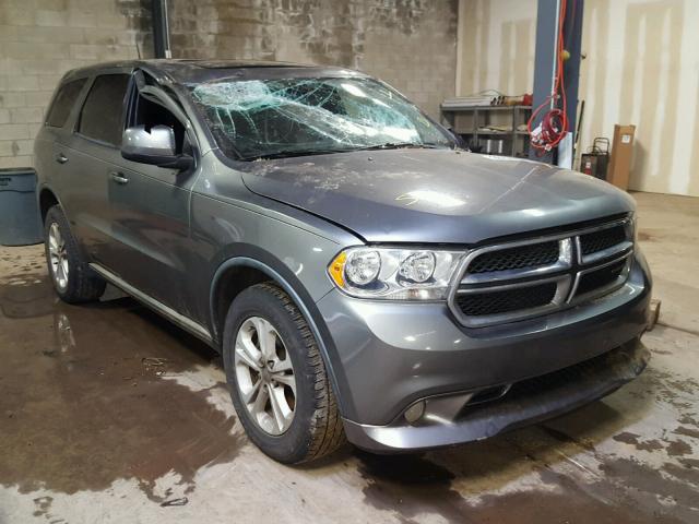 1D4RE2GG5BC667898 - 2011 DODGE DURANGO EX GRAY photo 1