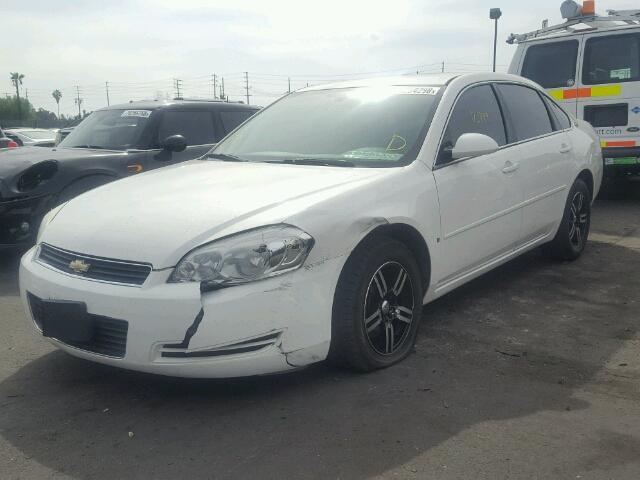 2G1WB55K279269881 - 2007 CHEVROLET IMPALA LS WHITE photo 2