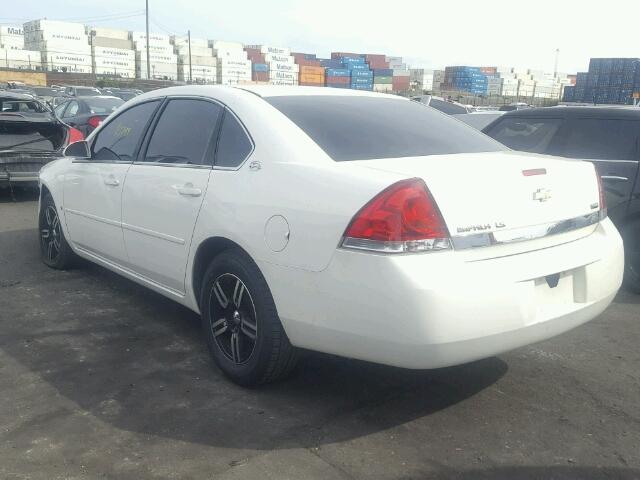 2G1WB55K279269881 - 2007 CHEVROLET IMPALA LS WHITE photo 3