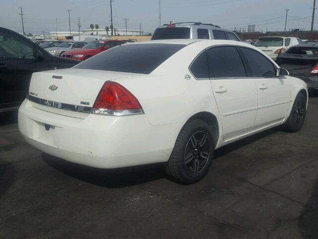 2G1WB55K279269881 - 2007 CHEVROLET IMPALA LS WHITE photo 4