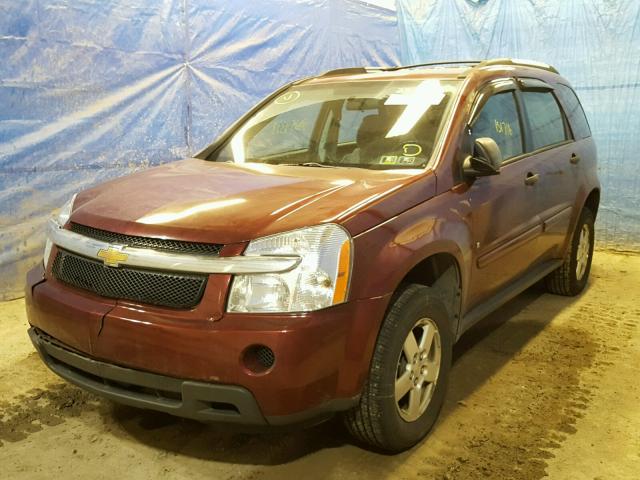 2CNDL23F076123251 - 2007 CHEVROLET EQUINOX LS MAROON photo 2