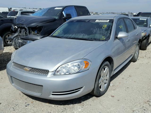 2G1WG5E37C1297632 - 2012 CHEVROLET IMPALA LT SILVER photo 2