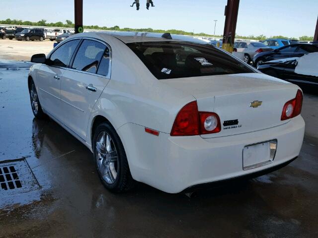 1G1ZC5E07CF218659 - 2012 CHEVROLET MALIBU 1LT WHITE photo 3