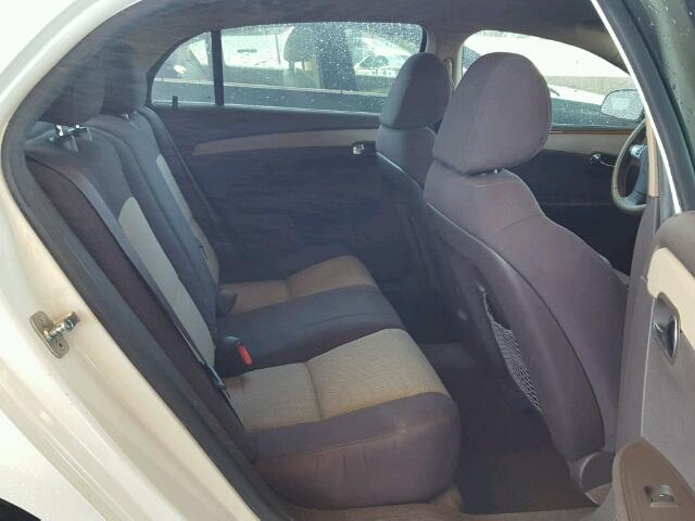 1G1ZC5E07CF218659 - 2012 CHEVROLET MALIBU 1LT WHITE photo 6