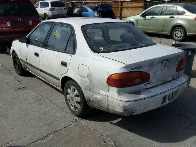 1Y1SK5281WZ430820 - 1998 CHEVROLET GEO PRIZM WHITE photo 3