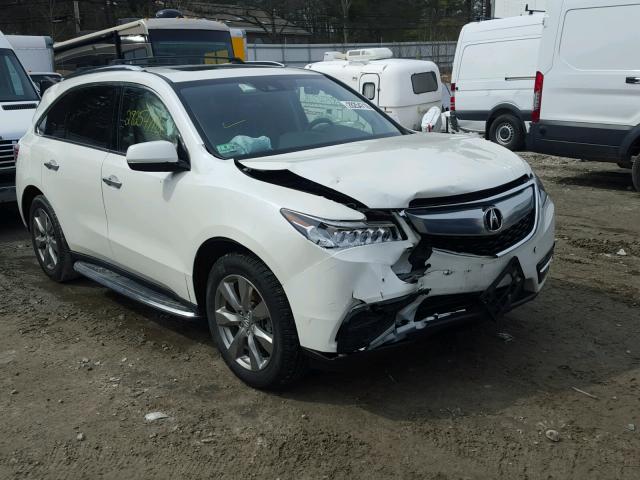 5FRYD4H99GB038077 - 2016 ACURA MDX ADVANC WHITE photo 1