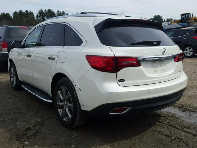 5FRYD4H99GB038077 - 2016 ACURA MDX ADVANC WHITE photo 3