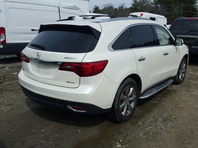 5FRYD4H99GB038077 - 2016 ACURA MDX ADVANC WHITE photo 4