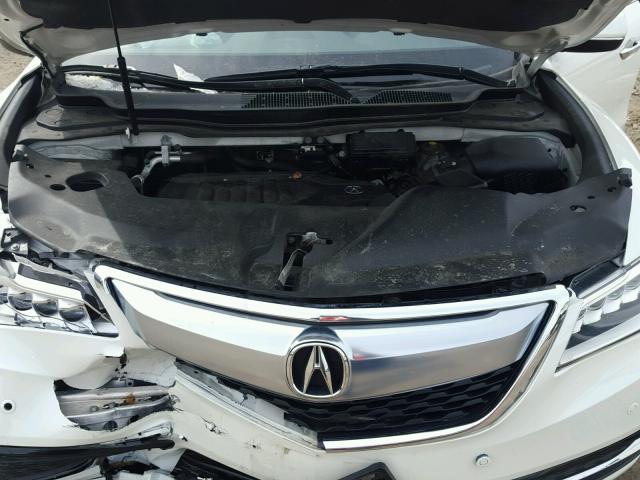 5FRYD4H99GB038077 - 2016 ACURA MDX ADVANC WHITE photo 7