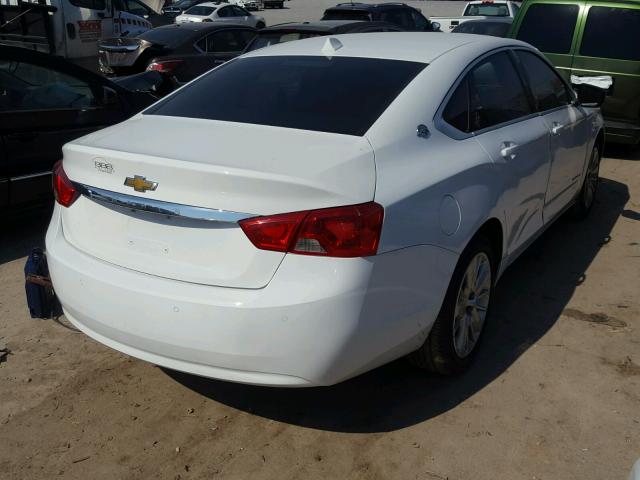 1G11Y5SL5EU104154 - 2014 CHEVROLET IMPALA LS WHITE photo 4