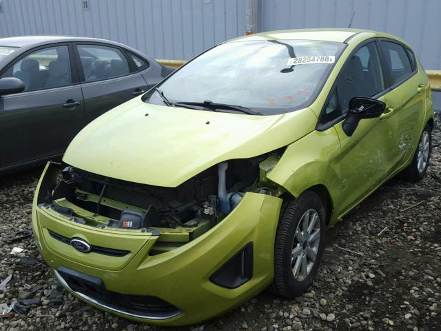 3FADP4EJ2BM142295 - 2011 FORD FIESTA SE GREEN photo 2