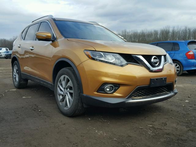 5N1AT2MV2FC778574 - 2015 NISSAN ROGUE S GOLD photo 1