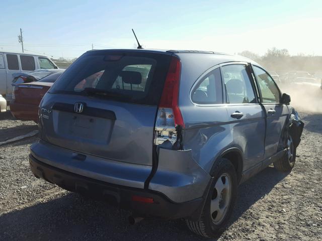 3CZRE38319G702002 - 2009 HONDA CR-V LX BLUE photo 4