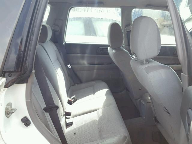 JF1SG63633H729404 - 2003 SUBARU FORESTER 2 WHITE photo 6