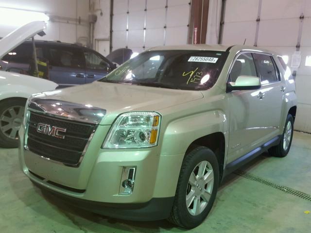 2GKFLREK1D6201973 - 2013 GMC TERRAIN SL TAN photo 2