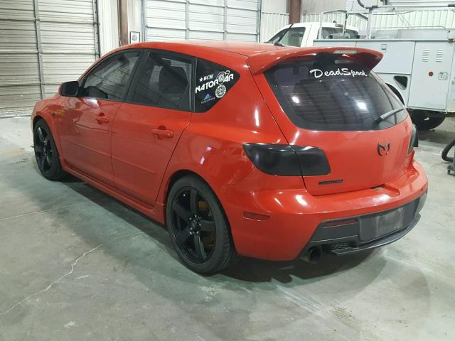 JM1BK34L171714183 - 2007 MAZDA SPEED 3 RED photo 3