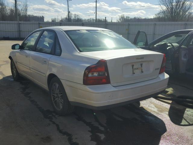 YV1TS92D031303753 - 2003 VOLVO S80 WHITE photo 3