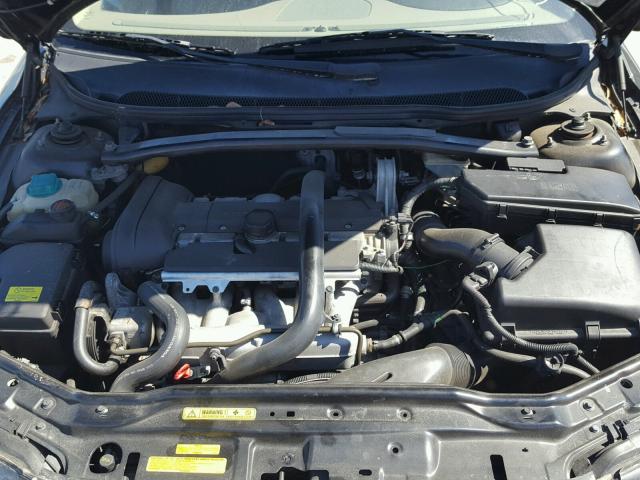 YV1RH59H742375748 - 2004 VOLVO S60 2.5T BLACK photo 7