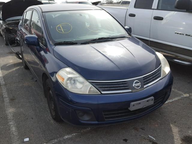 3N1BC13E88L350992 - 2008 NISSAN VERSA S BLUE photo 1