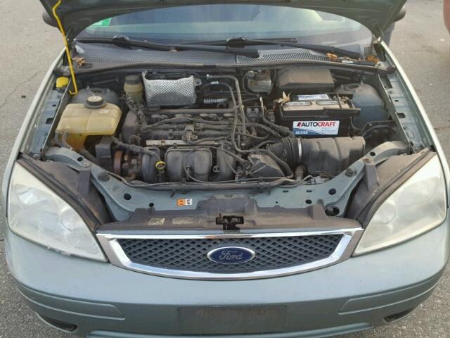 1FAFP36N75W219316 - 2005 FORD FOCUS ZXW GREEN photo 7