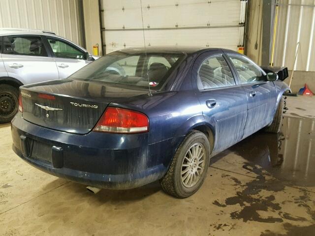 1C3EL56R44N298422 - 2004 CHRYSLER SEBRING LX GREEN photo 4