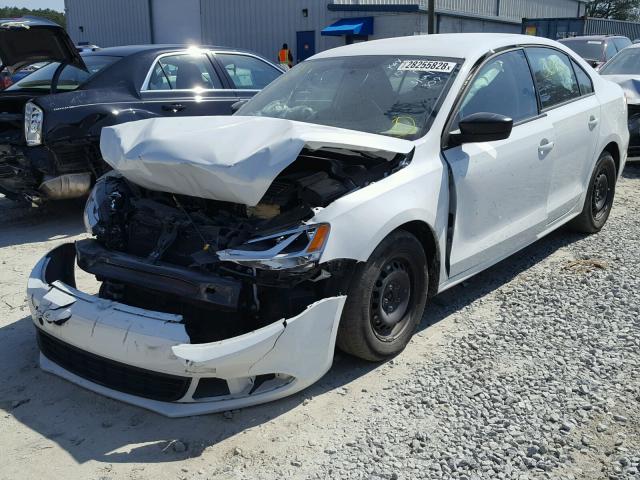 3VW2K7AJ0EM324747 - 2014 VOLKSWAGEN JETTA BASE 白色 照片 2