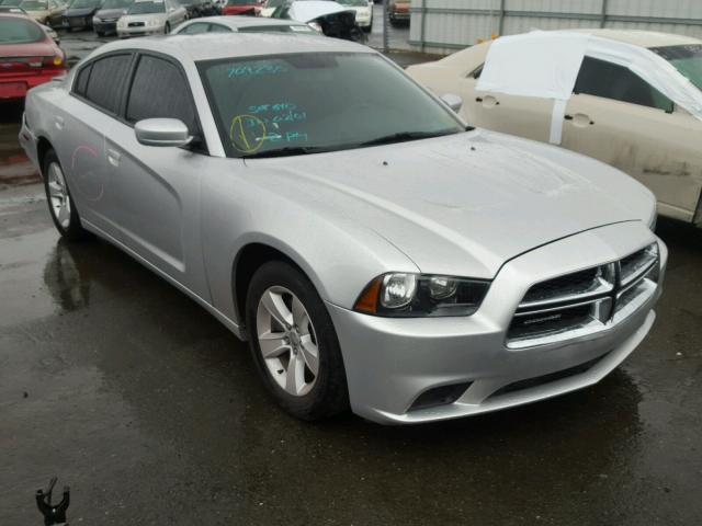 2C3CDXBG0CH139974 - 2012 DODGE CHARGER SE SILVER photo 1