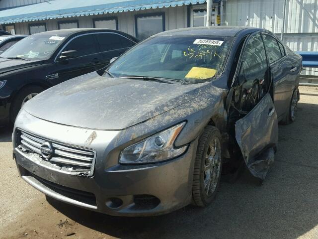 1N4AA5AP5EC479621 - 2014 NISSAN MAXIMA S GRAY photo 2