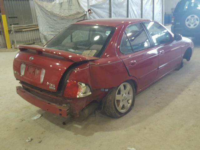 3N1CB51D36L464629 - 2006 NISSAN SENTRA 1.8 RED photo 4