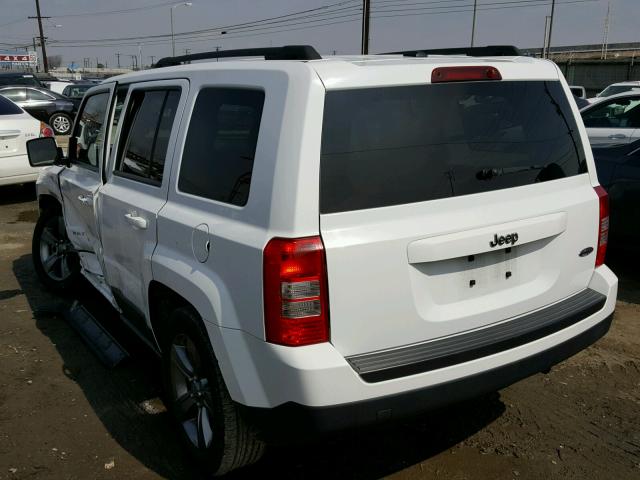 1C4NJPFA0ED814547 - 2014 JEEP PATRIOT LA WHITE photo 3