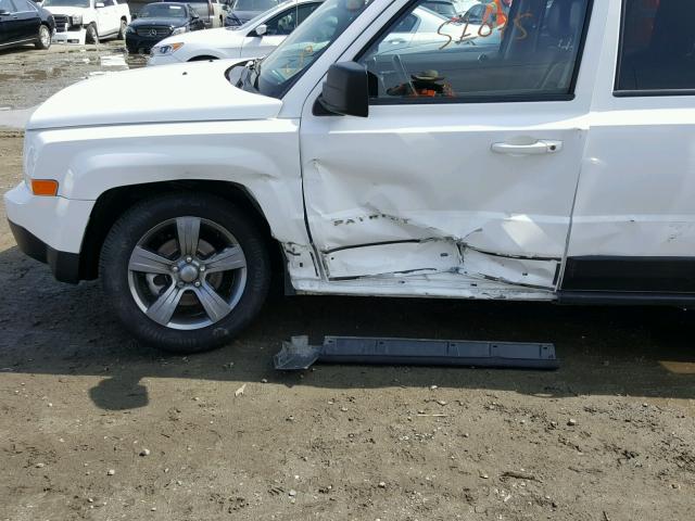 1C4NJPFA0ED814547 - 2014 JEEP PATRIOT LA WHITE photo 9