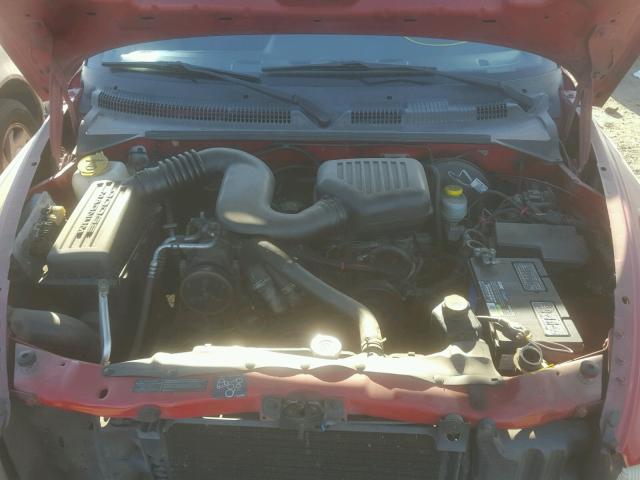 1B7FL22P2WS743053 - 1998 DODGE DAKOTA RED photo 7