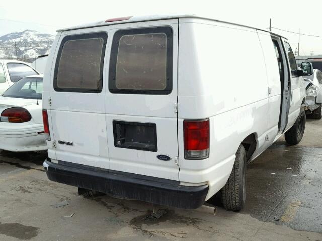 1FTNE14W78DA95625 - 2008 FORD ECONOLINE WHITE photo 4