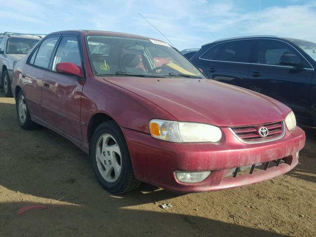 1NXBR12E01Z492094 - 2001 TOYOTA COROLLA CE MAROON photo 1