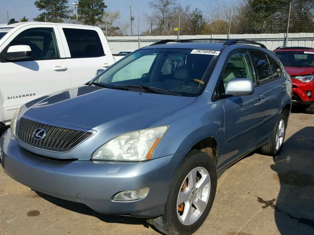 2T2HK31U27C019712 - 2007 LEXUS RX 350 BLUE photo 2