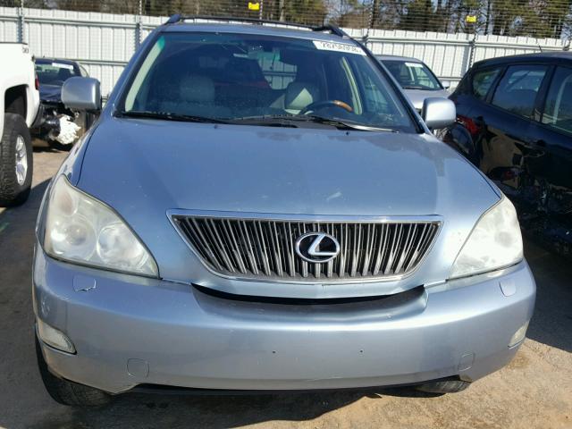 2T2HK31U27C019712 - 2007 LEXUS RX 350 BLUE photo 9