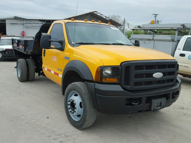 1FDAF56P26EA14669 - 2006 FORD F550 SUPER YELLOW photo 1