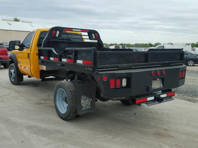 1FDAF56P26EA14669 - 2006 FORD F550 SUPER YELLOW photo 3