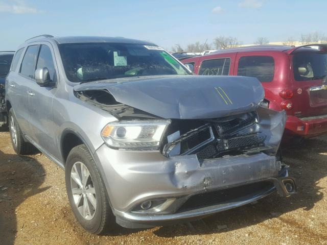 1C4RDJDGXGC315339 - 2016 DODGE DURANGO LI SILVER photo 1