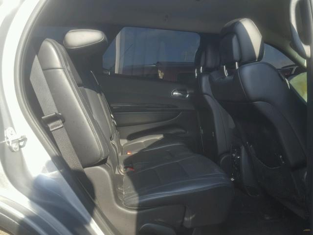 1C4RDJDGXGC315339 - 2016 DODGE DURANGO LI SILVER photo 6