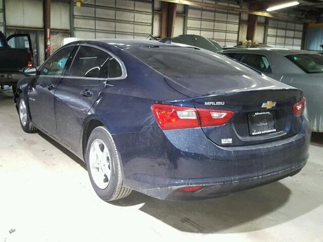 1G1ZB5ST8HF135637 - 2017 CHEVROLET MALIBU LS ლურჯი ფოტო 3