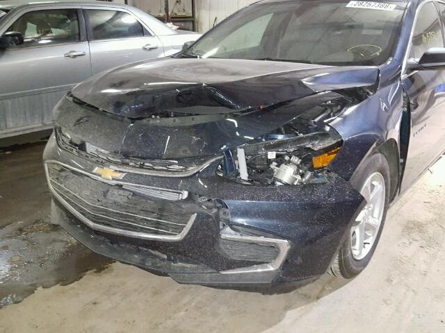 1G1ZB5ST8HF135637 - 2017 CHEVROLET MALIBU LS ლურჯი ფოტო 9
