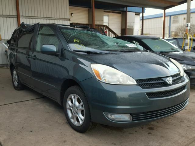 5TDZA22C05S353317 - 2005 TOYOTA SIENNA XLE GREEN photo 1