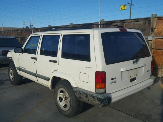 1J4FF48S61L545376 - 2001 JEEP CHEROKEE S WHITE photo 3